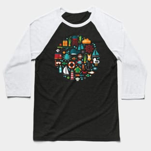 Sea Life Baseball T-Shirt